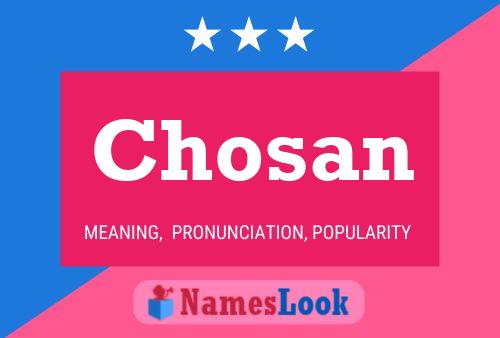 ملصق اسم Chosan