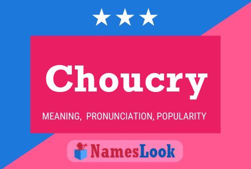 ملصق اسم Choucry