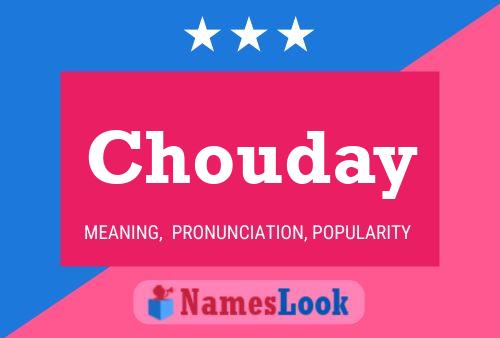 ملصق اسم Chouday