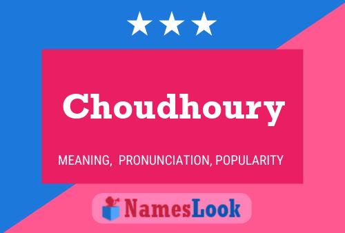 ملصق اسم Choudhoury