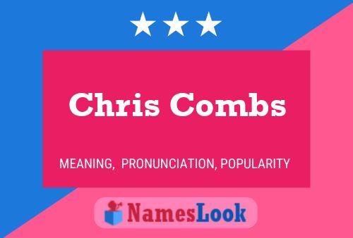 ملصق اسم Chris Combs