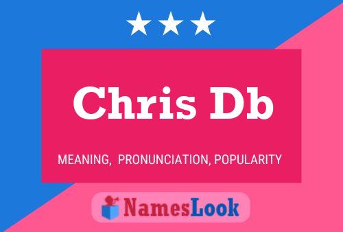 ملصق اسم Chris Db