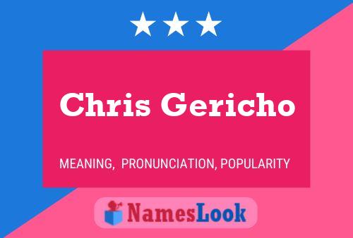 ملصق اسم Chris Gericho