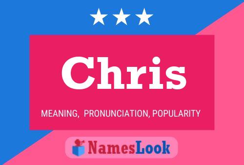 ملصق اسم Chris