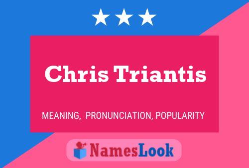 ملصق اسم Chris Triantis