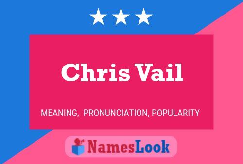 ملصق اسم Chris Vail