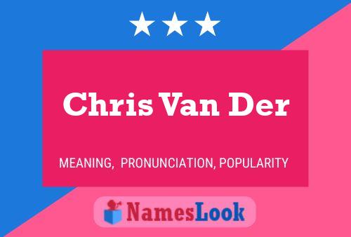 ملصق اسم Chris Van Der