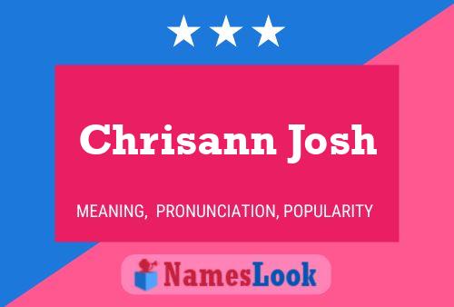 ملصق اسم Chrisann Josh