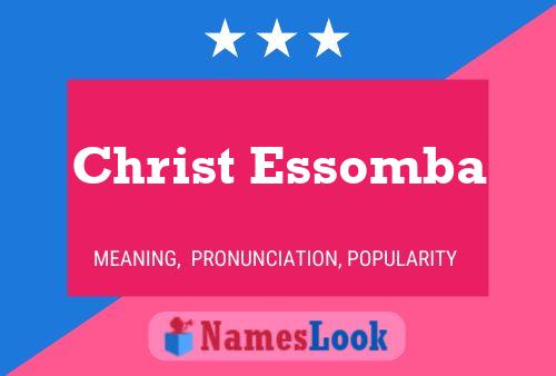 ملصق اسم Christ Essomba