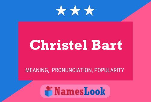 ملصق اسم Christel Bart