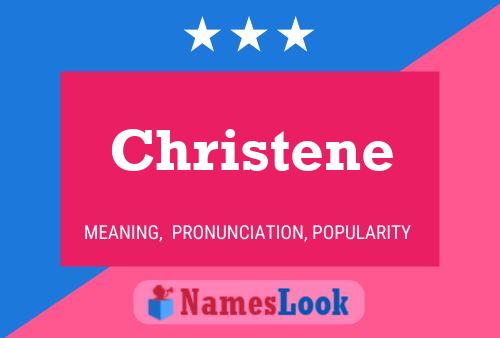 ملصق اسم Christene