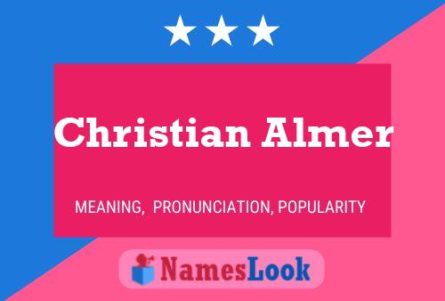 ملصق اسم Christian Almer