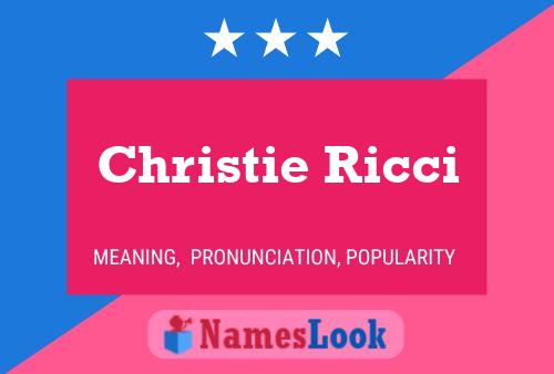 ملصق اسم Christie Ricci