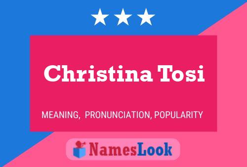 ملصق اسم Christina Tosi