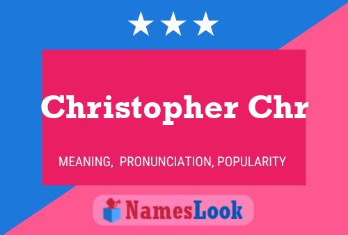 ملصق اسم Christopher Chr