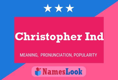 ملصق اسم Christopher Ind