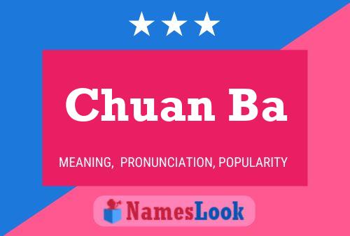 ملصق اسم Chuan Ba