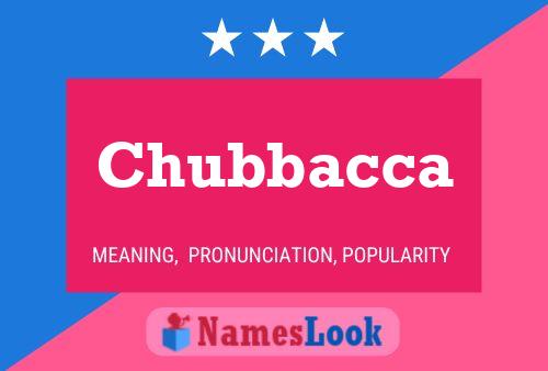 ملصق اسم Chubbacca