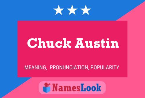 ملصق اسم Chuck Austin