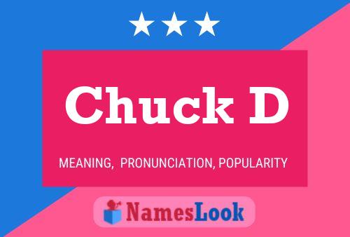 ملصق اسم Chuck D