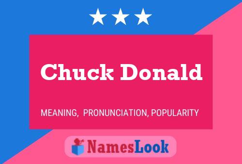 ملصق اسم Chuck Donald