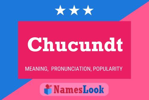 ملصق اسم Chucundt