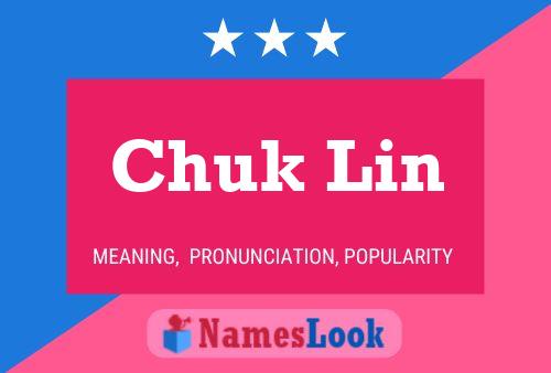 ملصق اسم Chuk Lin