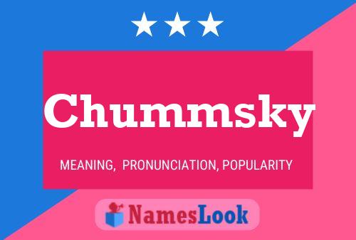 ملصق اسم Chummsky