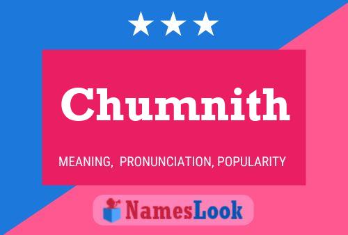 ملصق اسم Chumnith