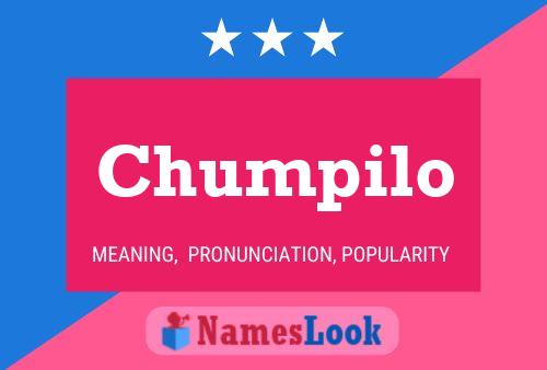 ملصق اسم Chumpilo