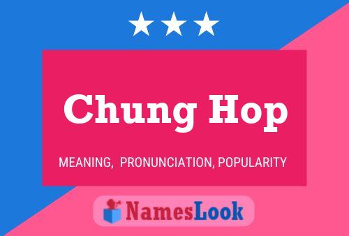 ملصق اسم Chung Hop