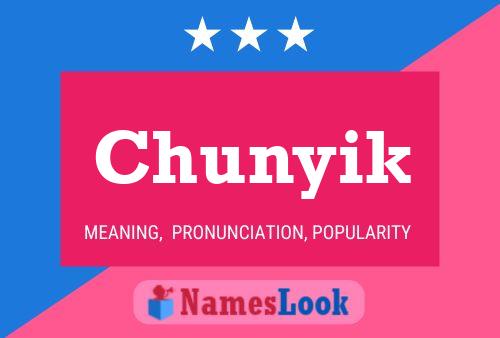 ملصق اسم Chunyik