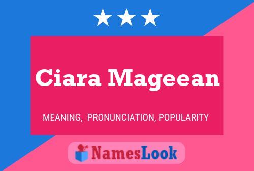 ملصق اسم Ciara Mageean