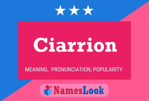 ملصق اسم Ciarrion