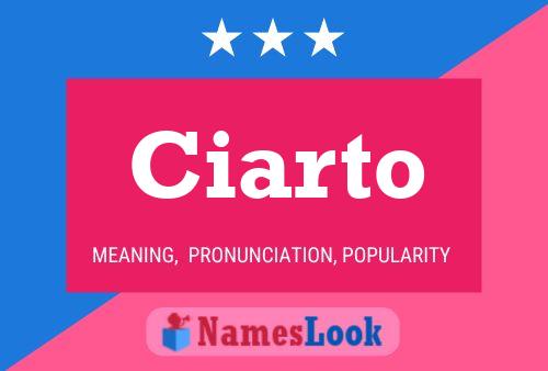 ملصق اسم Ciarto