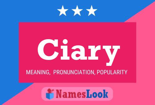 ملصق اسم Ciary