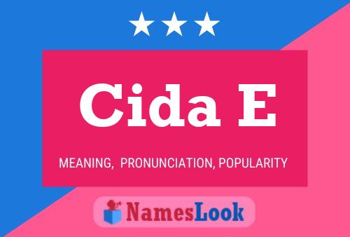 ملصق اسم Cida E