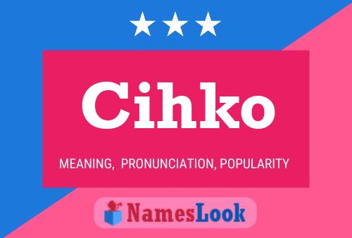 ملصق اسم Cihko