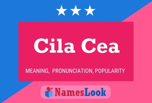 ملصق اسم Cila Cea