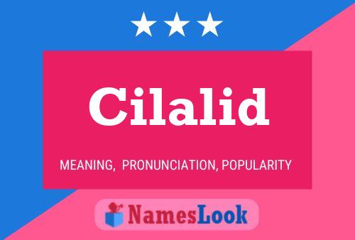 ملصق اسم Cilalid