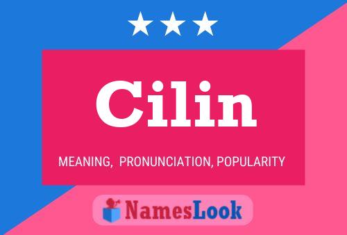 ملصق اسم Cilin