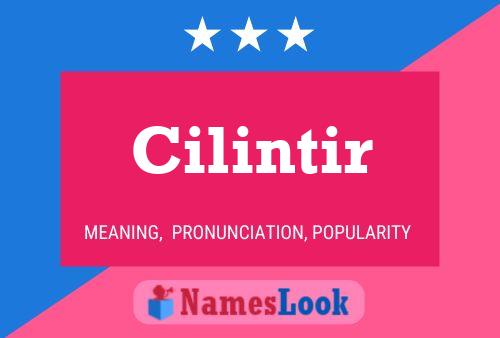 ملصق اسم Cilintir