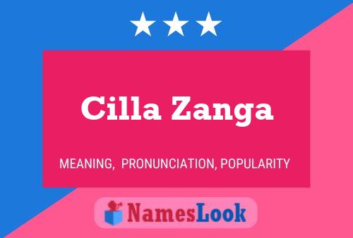 ملصق اسم Cilla Zanga