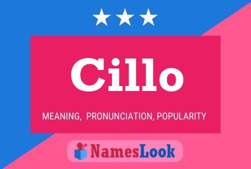 ملصق اسم Cillo