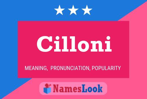 ملصق اسم Cilloni