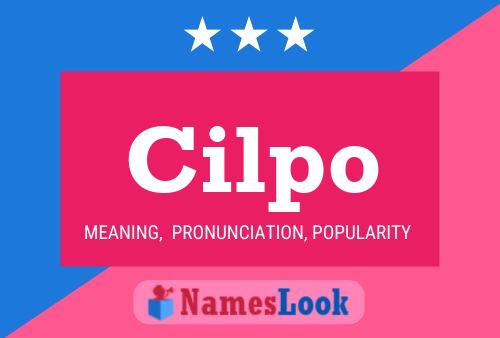 ملصق اسم Cilpo