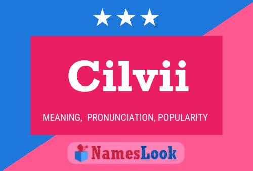 ملصق اسم Cilvii