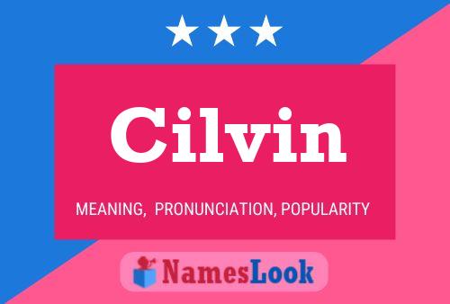 ملصق اسم Cilvin