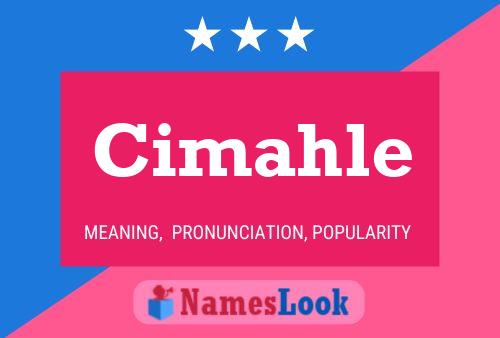 ملصق اسم Cimahle