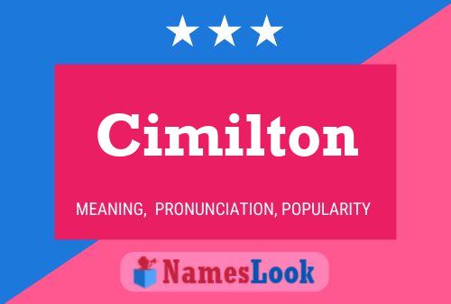 ملصق اسم Cimilton